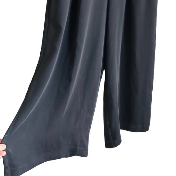 ARITZIA Babaton Black Sleevless Wide Leg Jumpsuit SZ 0 - Picture 4 of 8